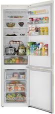 Двухкамерный холодильник LG GA-B 509 CESL Бежевый - фото 1