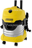 Строительный пылесос Karcher WD 4 Premium желтый