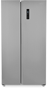 Холодильник Side by Side ZUGEL ZRSS630X, нержавеющая сталь многокамерный холодильник zugel zrcd430x нержавеющая сталь
