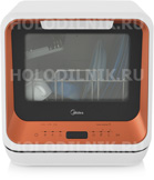 

Компактная посудомоечная машина Midea MCFD 42900 OR MINI оранжевая, Оранжевый