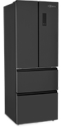 Многокамерный холодильник ZUGEL ZRFD361B, черный встраиваемая варочная панель электрическая zugel zeh602b черный