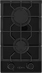 Встраиваемая газовая варочная панель ZUGEL ZGH291B, черная