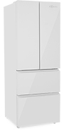 Многокамерный холодильник ZUGEL ZRFD361W, белое стекло холодильник side by side zugel zrss630w белое стекло